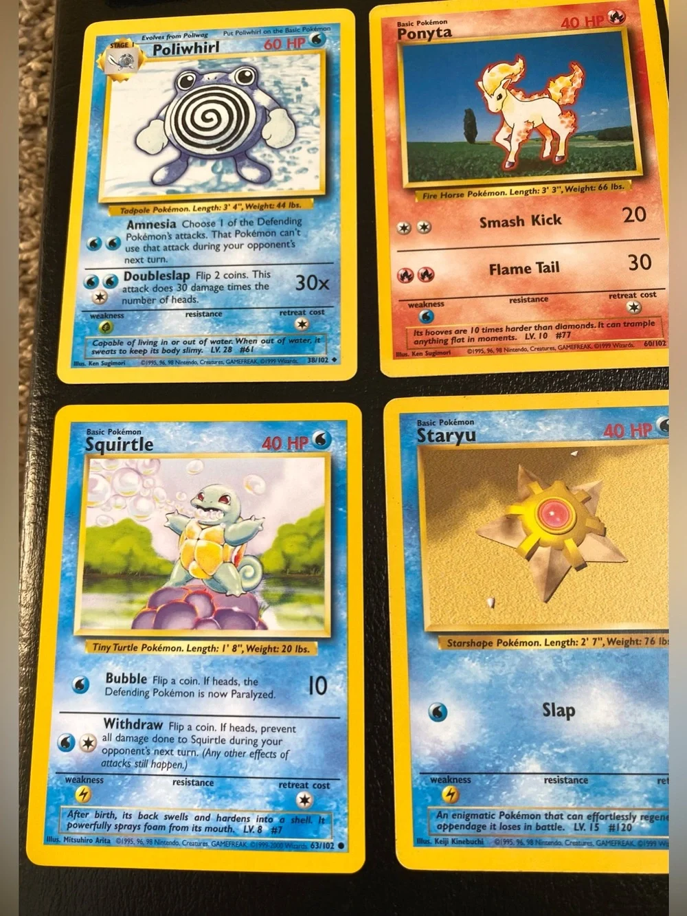 Pokémon Vintage Cards from Base Set 102  - Qty 15